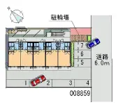 ★手数料０円★北九州市小倉南区守恒本町３丁目　月極駐車場（LP）